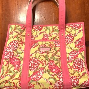Discontinued Chi Omega Lilly Pulitzer tote bag